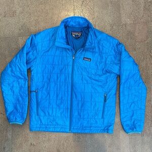 Patagonia Men's Sweater Jacket Vibrant Blue Lightweight